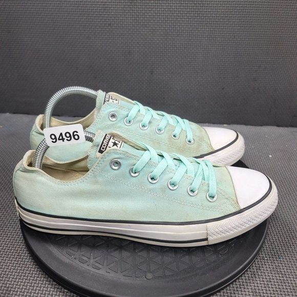 Converse Shoes - Converse CTAS Low Top Sneakers Womens Sz 10 Aruba Blue Canvas Shoes
